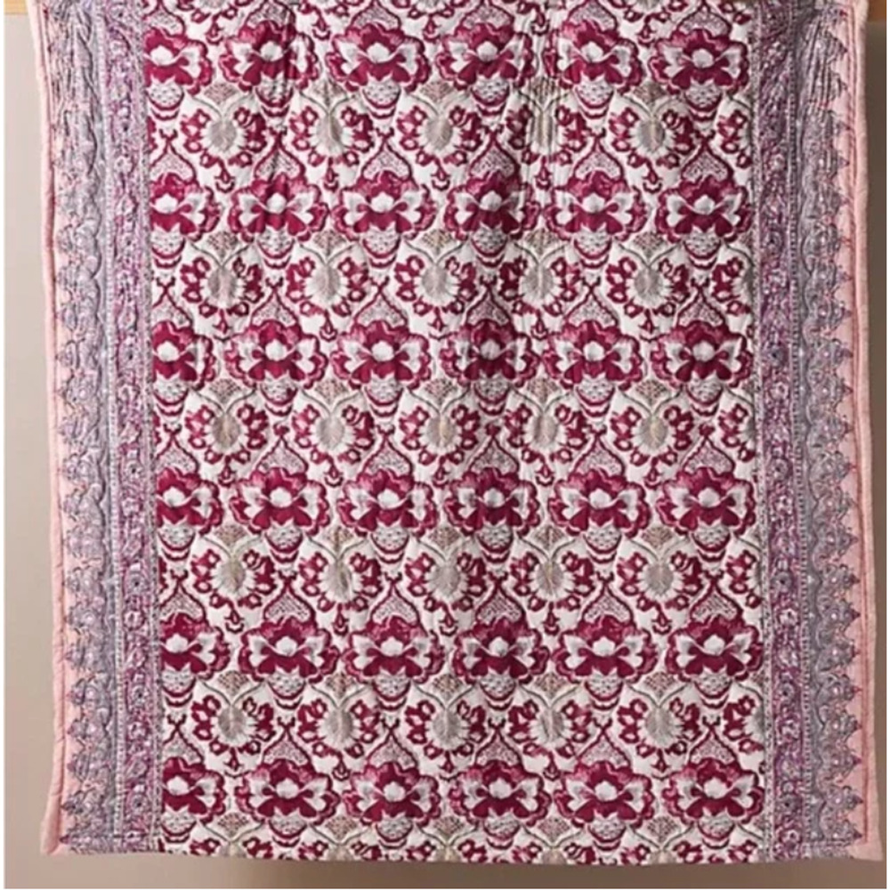 Anthropologie Zadie Quilt Queen Bedspread NEW - Picture 3 of 6